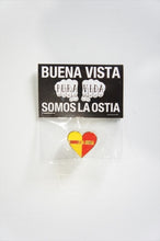 画像をギャラリービューアに読み込む, PIN BADGE(HEART)-YEL/RED-
