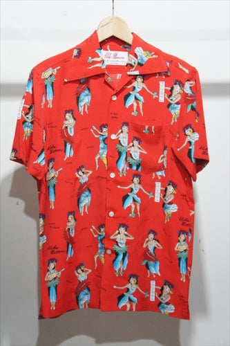 HULA GIRL ALOHA SHIRT 