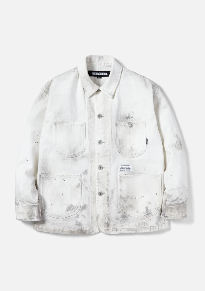 WHITE COVERALL JK . CO