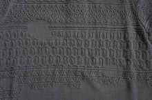 画像をギャラリービューアに読み込む, CREW NECK KNIT-ANTHRACITE-
