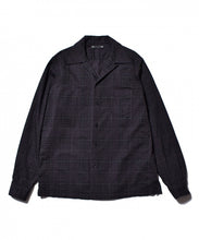 画像をギャラリービューアに読み込む, OP Check Denim Open Collar SH
