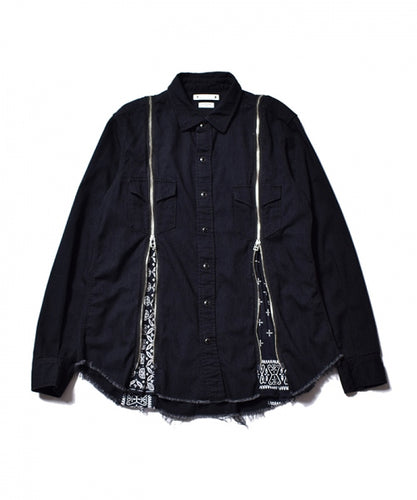 Bandana Zip Denim SH