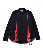 画像をギャラリービューアに読み込む, Bandana Zip Denim SH
