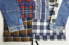 画像をギャラリービューアに読み込む, Flannel Denim Coach JKT
