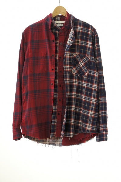 OP Check Denim Flannel SH