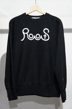 画像をギャラリービューアに読み込む, tr.4 suspension ”RootS” CREW NECK SWEAT BLK
