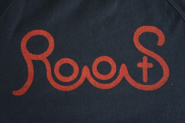 tr.4 suspension ”RootS” CREW NECK SWEAT NVY