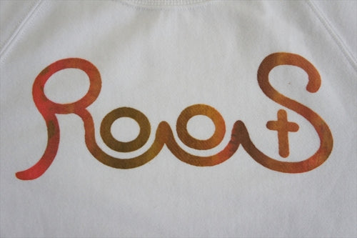 tr.4 suspension ”RootS” CREW NECK SWEAT WHT 1/5