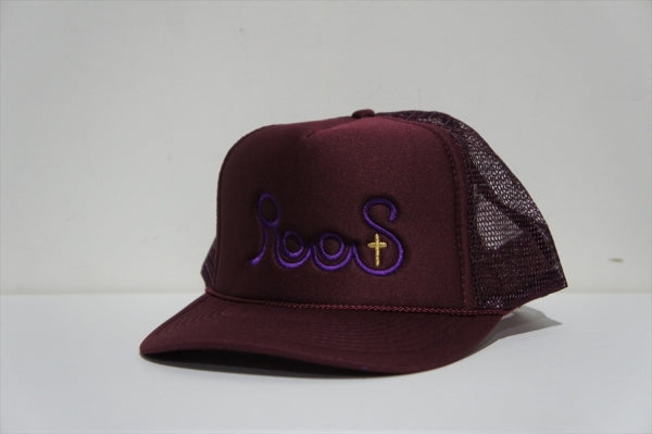 tr.4 suspension ”RootS” MESH CAP -BURGUNDY-