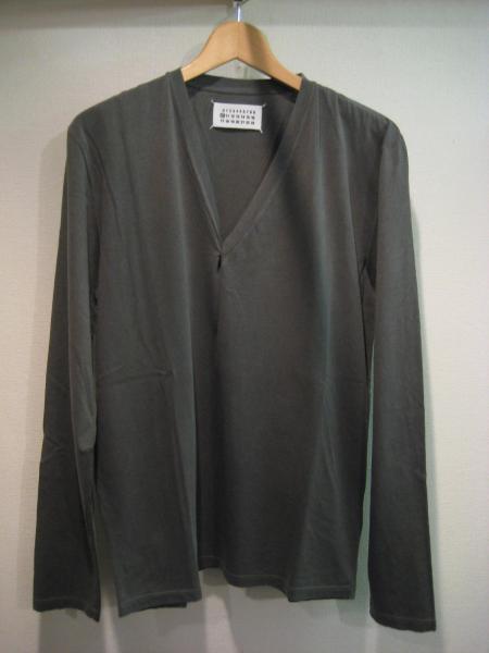 V NECK L/S CUTSEW