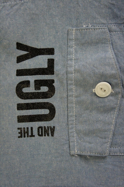 tr.4suspension”AND THE UGLY”  L/S  CHAMBRAY SHIRTS