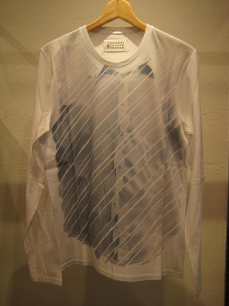 FAKE PRINT L/S T-SHIRT