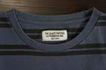 画像をギャラリービューアに読み込む, STRIPED CREW NECK T-SHIRT (TYPE-2) -NAVYxCHARCOAL-
