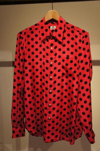 DOTS SILK DRESS SHIRT