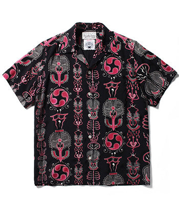 WOLF'S HEAD/S/S HAWAIIAN SHIRT