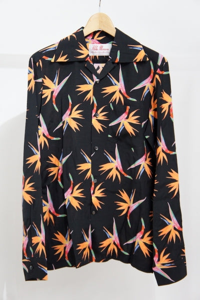 トップス Aloha Blossom BIRDS OF PARADISE BIRDS OF PARADISE / LONG SLEEVE SHIRT - ALOHA BLOSSOM 「Roots