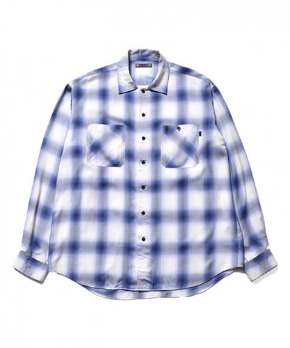 Rayon Ombre Check loose Work SH