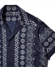 画像をギャラリービューアに読み込む, Bandana Denim S/S Open Collar SH
