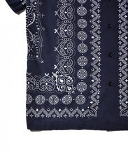 画像をギャラリービューアに読み込む, Bandana Denim S/S Open Collar SH
