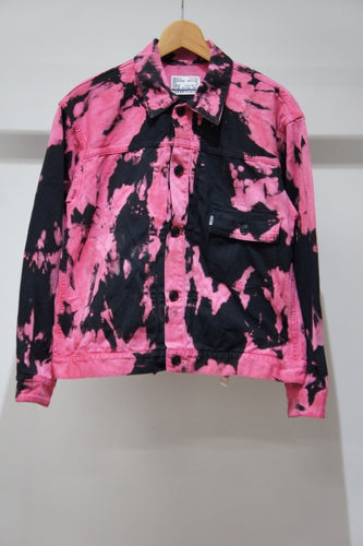TOXIXX 1st.JACKET-BLACK x PINK