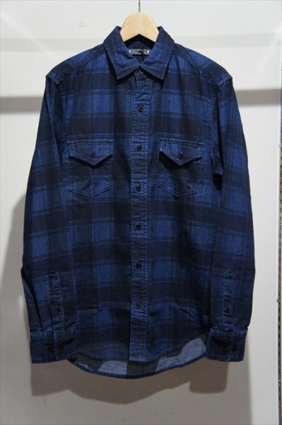 Denim Check Print SH M