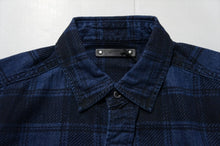 画像をギャラリービューアに読み込む, Denim Check Print SH M
