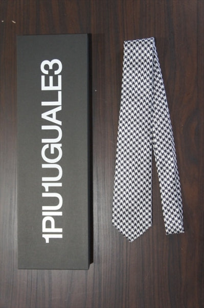 NECK TIE -ORIGINAL HOUNDTOOTH SMALL SILK100-