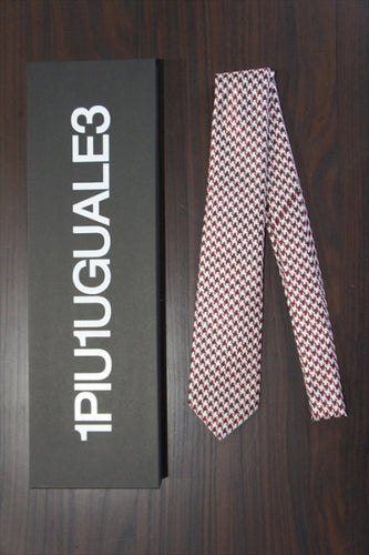 NECK TIE -ORIGINAL HOUNDTOOTH SMALL SILK100-