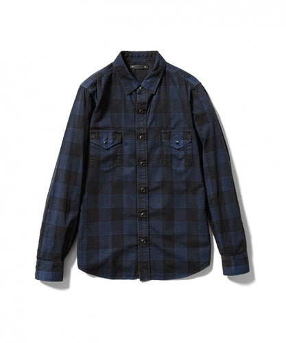 Buffalo Check Denim Western SH