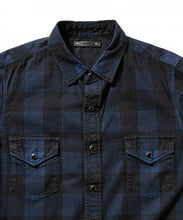 画像をギャラリービューアに読み込む, Buffalo Check Denim Western SH
