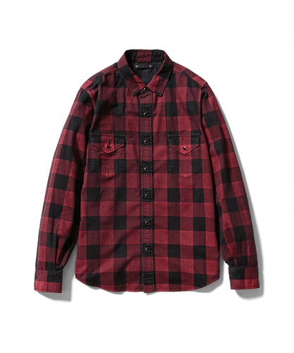 Buffalo Check Denim Western SH