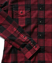 画像をギャラリービューアに読み込む, Buffalo Check Denim Western SH
