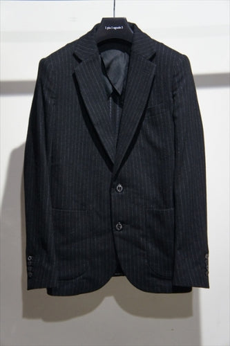 RELAX TAYLOR RIB 2B -BLACK STRIPE-