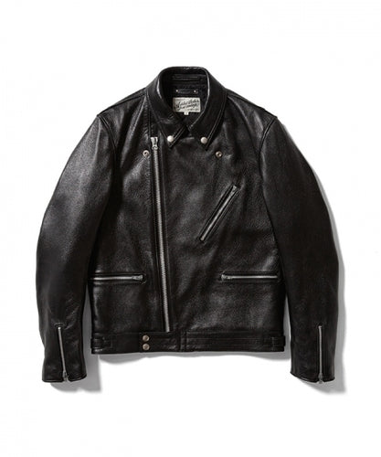 ADDICT CLOTHES x MINEDENIM Leather Riders JKT