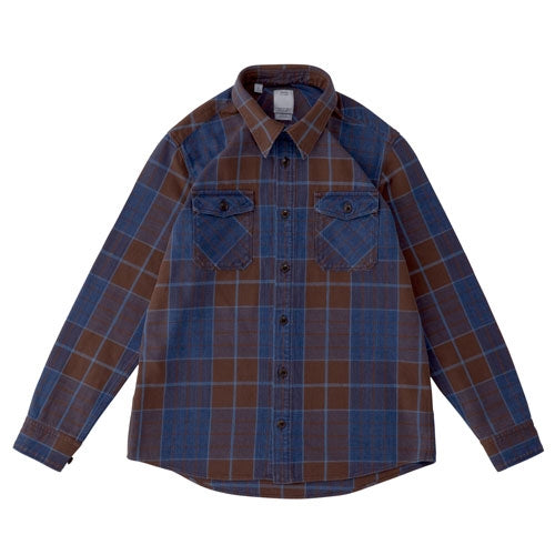 BLACK ELK FLANNEL L/S (INDIGO CHECK)