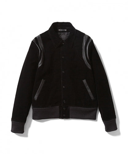 Velvet Denim Varsity JKT