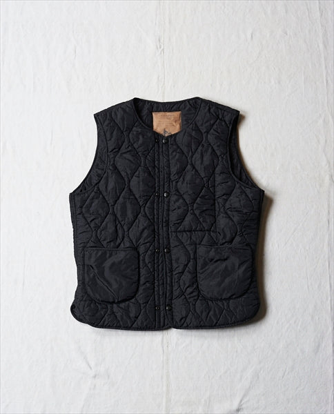 FADED NYLON QUILTING VEST