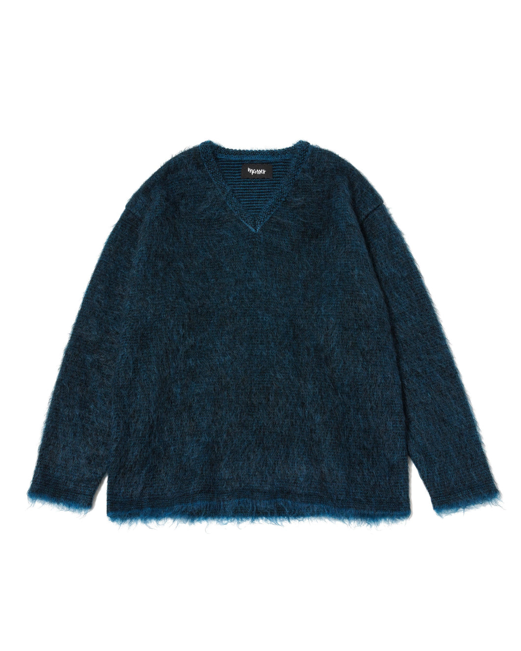 MOHAIR V-NECK BORDER