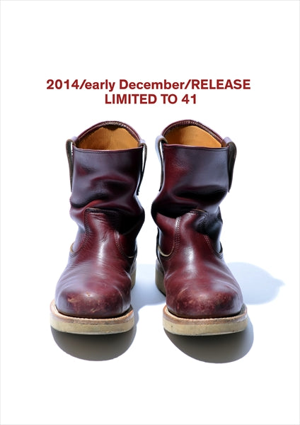 MADE IN GM JAPAN PECOS BOOTS ''burgundy''