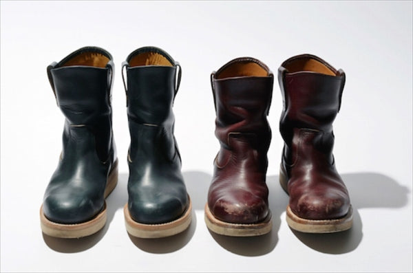 MADE IN GM JAPAN PECOS BOOTS ''burgundy'' ''navy''