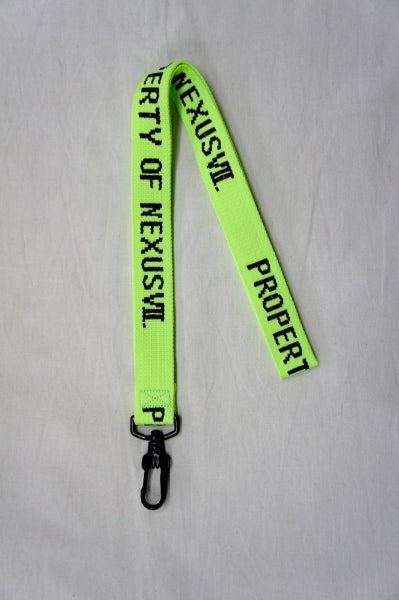 ARMED NECK STRAP-NEON GREEN-