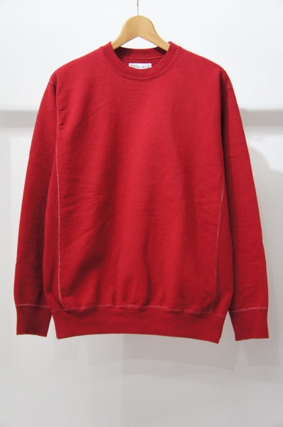 REBUILT CREW SWEAT  -C-RED-