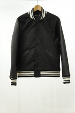 画像をギャラリービューアに読み込む, Brushed Wool Denim Stadium Jumper
