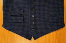 画像をギャラリービューアに読み込む, TWEED HOUND'STOOTH VEST
