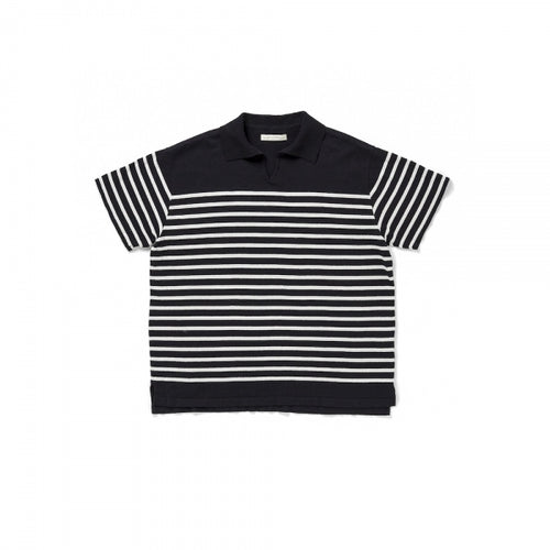 FINE GAUGE BASQUE SKIPPER-BLACK STRIPE