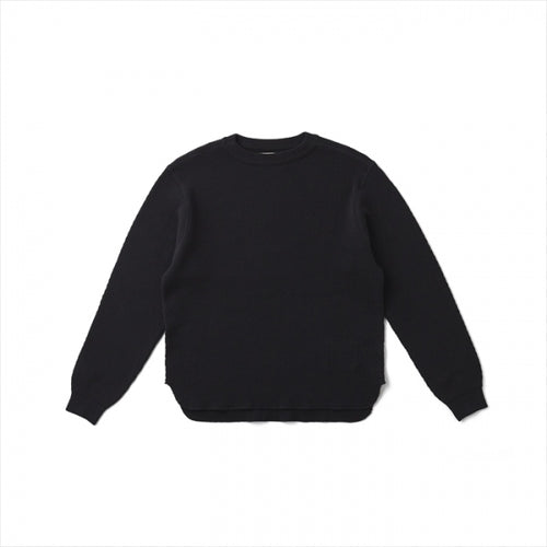 HONEYCOMB WUFFLE BOAT-NECK SHIRTS