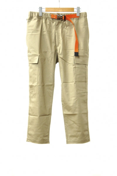 EASY PANT WITH BELT-CROPPED CARGO- 