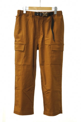 EASY PANTS WITH BELT - CROPPED WIDE CARGO-