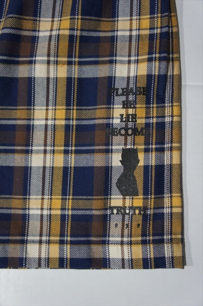 EASY SHORTS -YELLOW x BEIGE-