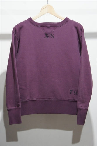 CREW NECK SWEAT 2-BURGUNDY-